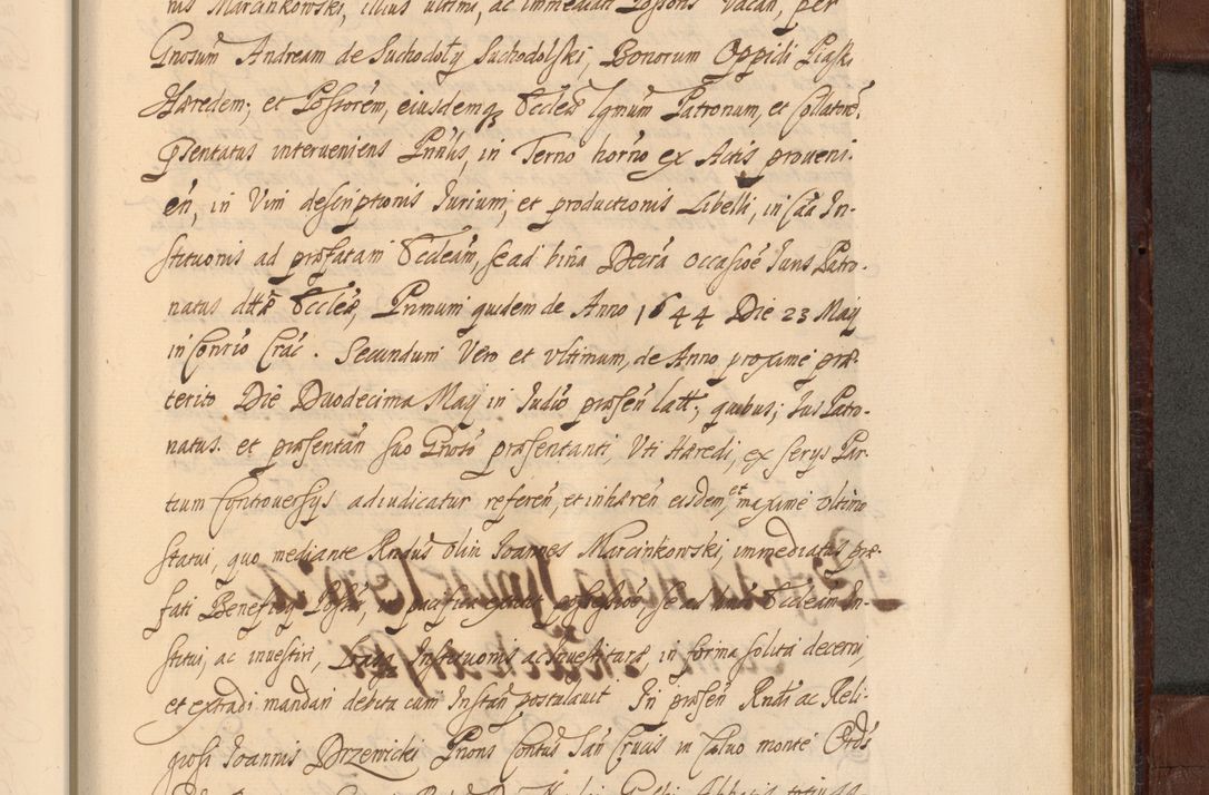 Zdjęcie nr 1442 dla obiektu archiwalnego: Acta actorum episcopalium R. D. Andreae Trzebicki ab anno 1670 ad annum 1675 mensem Martinum acticatorum Volumen V