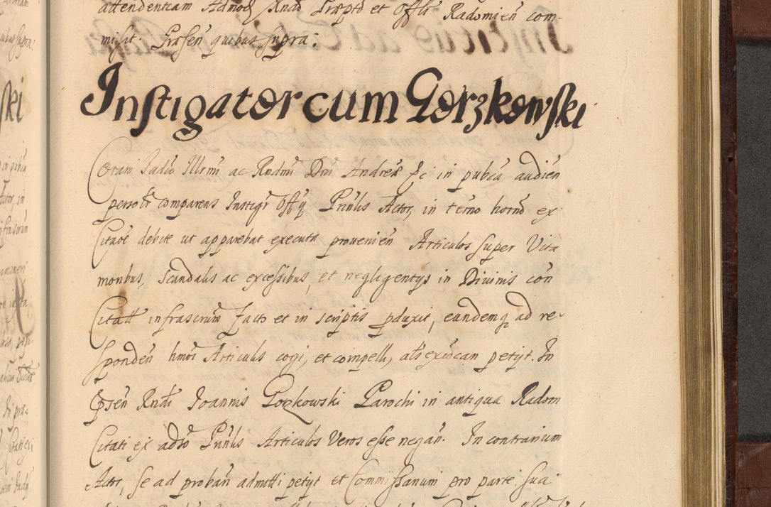 Zdjęcie nr 1430 dla obiektu archiwalnego: Acta actorum episcopalium R. D. Andreae Trzebicki ab anno 1670 ad annum 1675 mensem Martinum acticatorum Volumen V