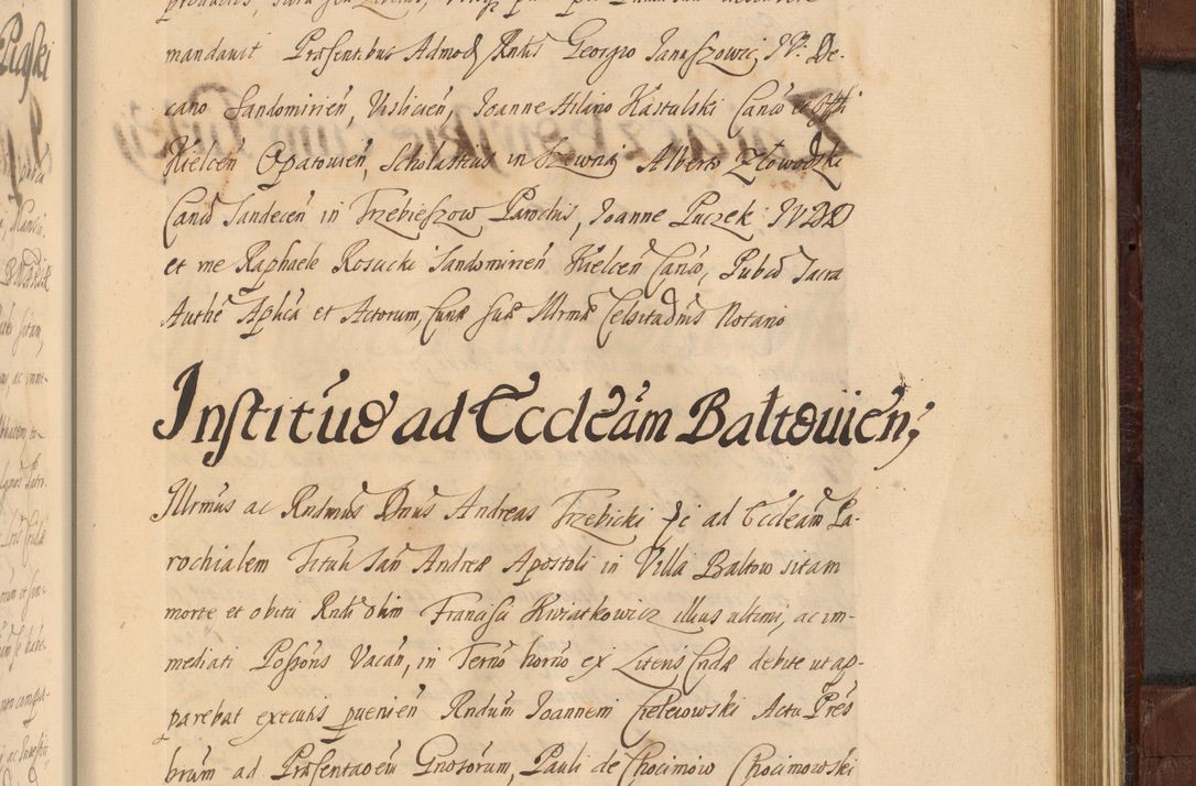 Zdjęcie nr 1432 dla obiektu archiwalnego: Acta actorum episcopalium R. D. Andreae Trzebicki ab anno 1670 ad annum 1675 mensem Martinum acticatorum Volumen V
