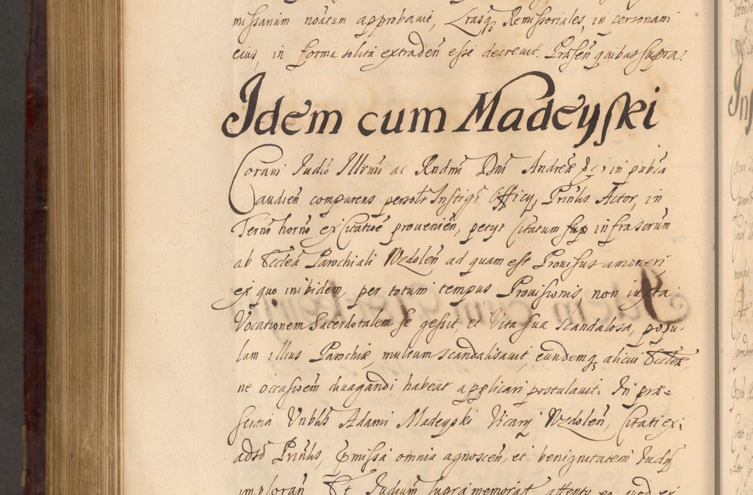 Zdjęcie nr 1429 dla obiektu archiwalnego: Acta actorum episcopalium R. D. Andreae Trzebicki ab anno 1670 ad annum 1675 mensem Martinum acticatorum Volumen V