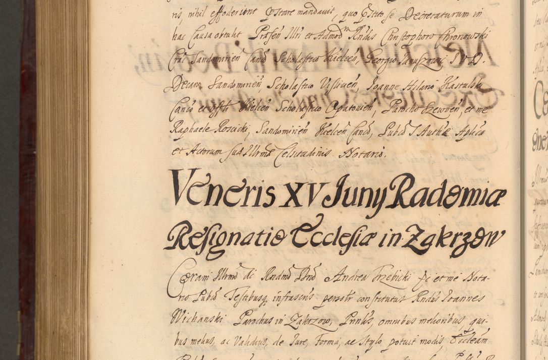 Zdjęcie nr 1423 dla obiektu archiwalnego: Acta actorum episcopalium R. D. Andreae Trzebicki ab anno 1670 ad annum 1675 mensem Martinum acticatorum Volumen V