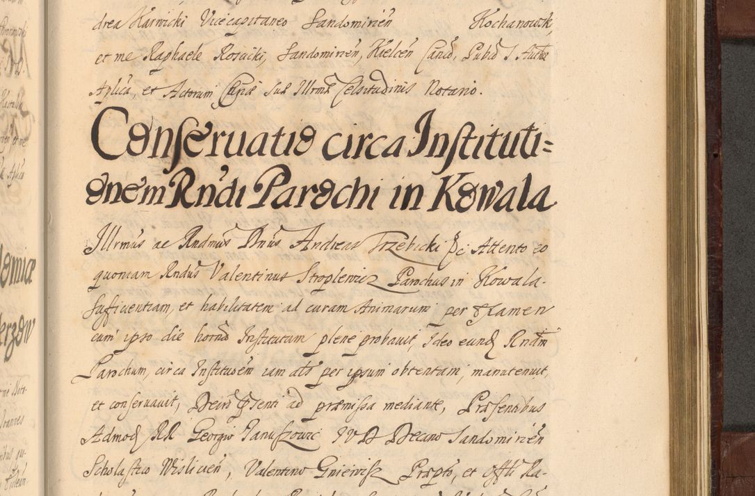 Zdjęcie nr 1424 dla obiektu archiwalnego: Acta actorum episcopalium R. D. Andreae Trzebicki ab anno 1670 ad annum 1675 mensem Martinum acticatorum Volumen V