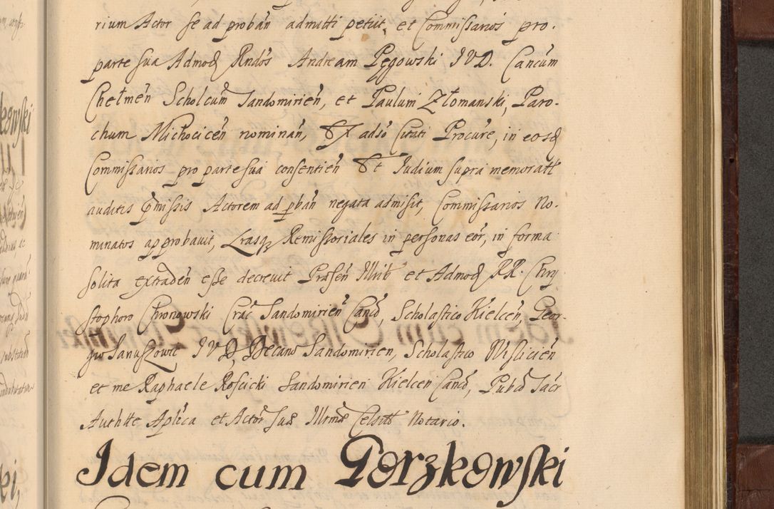 Zdjęcie nr 1416 dla obiektu archiwalnego: Acta actorum episcopalium R. D. Andreae Trzebicki ab anno 1670 ad annum 1675 mensem Martinum acticatorum Volumen V