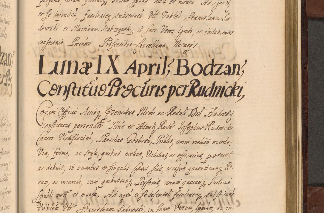 Zdjęcie nr 1414 dla obiektu archiwalnego: Acta actorum episcopalium R. D. Andreae Trzebicki ab anno 1670 ad annum 1675 mensem Martinum acticatorum Volumen V