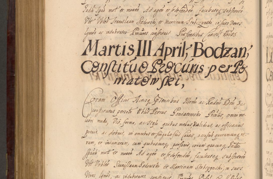 Zdjęcie nr 1413 dla obiektu archiwalnego: Acta actorum episcopalium R. D. Andreae Trzebicki ab anno 1670 ad annum 1675 mensem Martinum acticatorum Volumen V