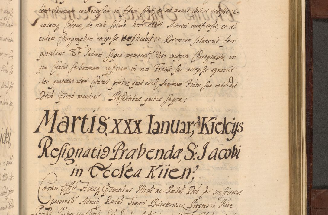 Zdjęcie nr 1410 dla obiektu archiwalnego: Acta actorum episcopalium R. D. Andreae Trzebicki ab anno 1670 ad annum 1675 mensem Martinum acticatorum Volumen V