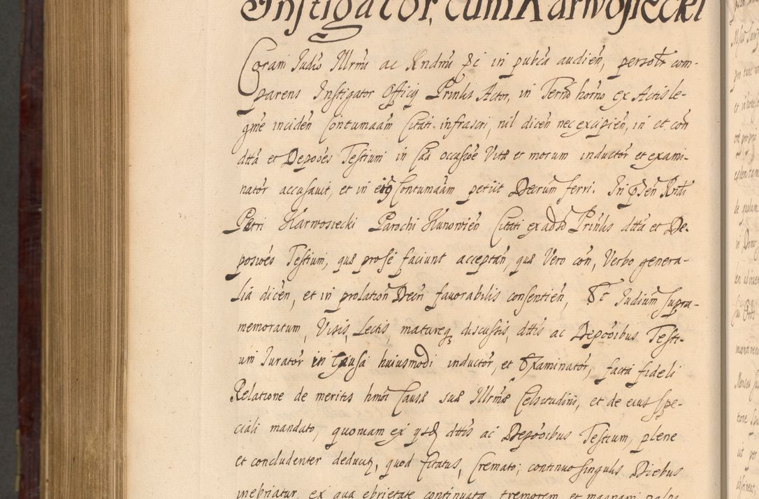 Zdjęcie nr 1401 dla obiektu archiwalnego: Acta actorum episcopalium R. D. Andreae Trzebicki ab anno 1670 ad annum 1675 mensem Martinum acticatorum Volumen V