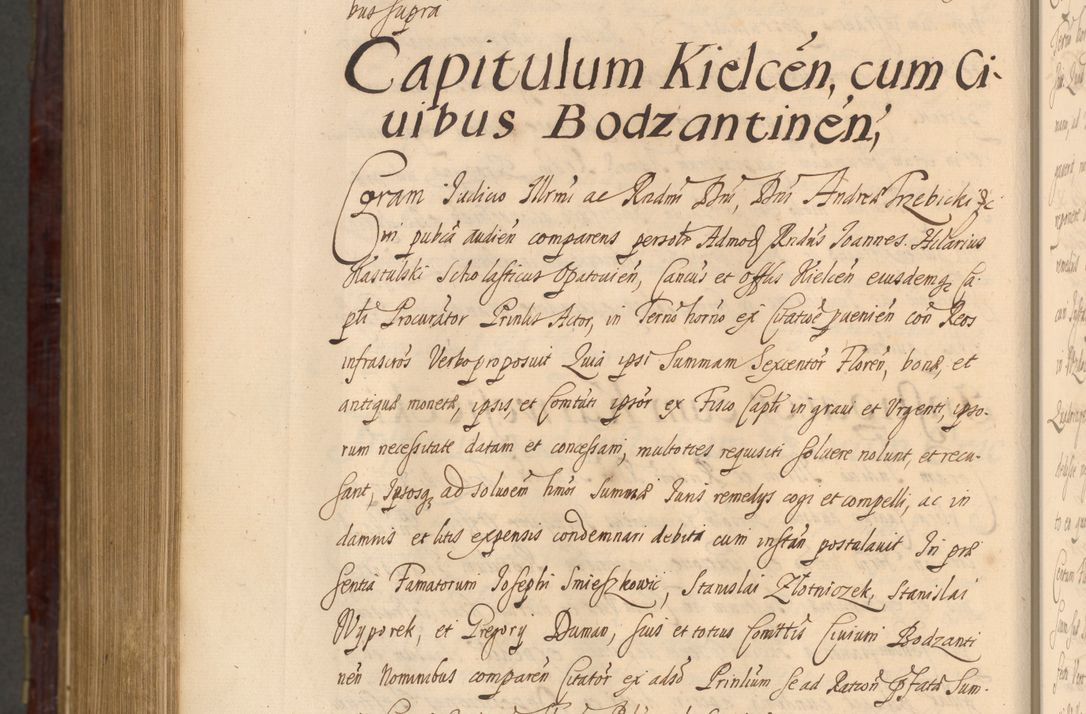 Zdjęcie nr 1397 dla obiektu archiwalnego: Acta actorum episcopalium R. D. Andreae Trzebicki ab anno 1670 ad annum 1675 mensem Martinum acticatorum Volumen V