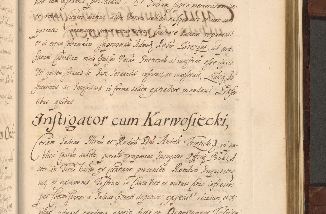 Zdjęcie nr 1396 dla obiektu archiwalnego: Acta actorum episcopalium R. D. Andreae Trzebicki ab anno 1670 ad annum 1675 mensem Martinum acticatorum Volumen V