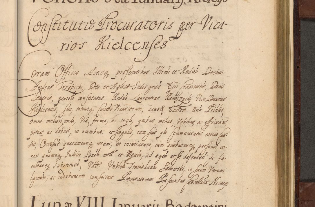 Zdjęcie nr 1376 dla obiektu archiwalnego: Acta actorum episcopalium R. D. Andreae Trzebicki ab anno 1670 ad annum 1675 mensem Martinum acticatorum Volumen V