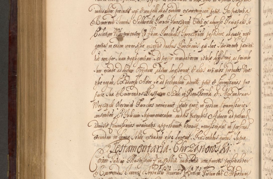 Zdjęcie nr 1367 dla obiektu archiwalnego: Acta actorum episcopalium R. D. Andreae Trzebicki ab anno 1670 ad annum 1675 mensem Martinum acticatorum Volumen V
