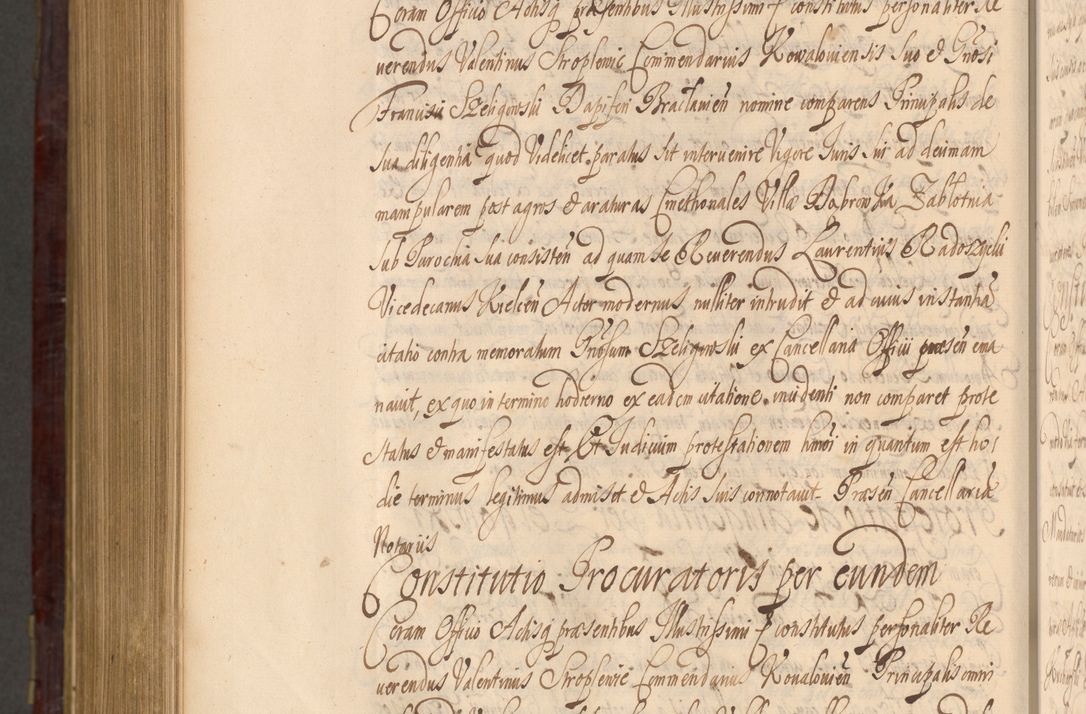 Zdjęcie nr 1369 dla obiektu archiwalnego: Acta actorum episcopalium R. D. Andreae Trzebicki ab anno 1670 ad annum 1675 mensem Martinum acticatorum Volumen V