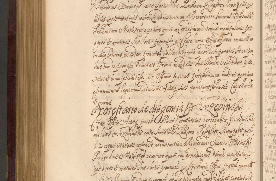 Zdjęcie nr 1357 dla obiektu archiwalnego: Acta actorum episcopalium R. D. Andreae Trzebicki ab anno 1670 ad annum 1675 mensem Martinum acticatorum Volumen V