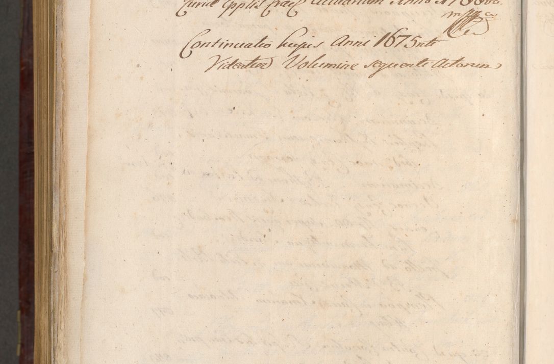 Zdjęcie nr 1715 dla obiektu archiwalnego: Acta actorum episcopalium R. D. Andreae Trzebicki ab anno 1670 ad annum 1675 mensem Martinum acticatorum Volumen V