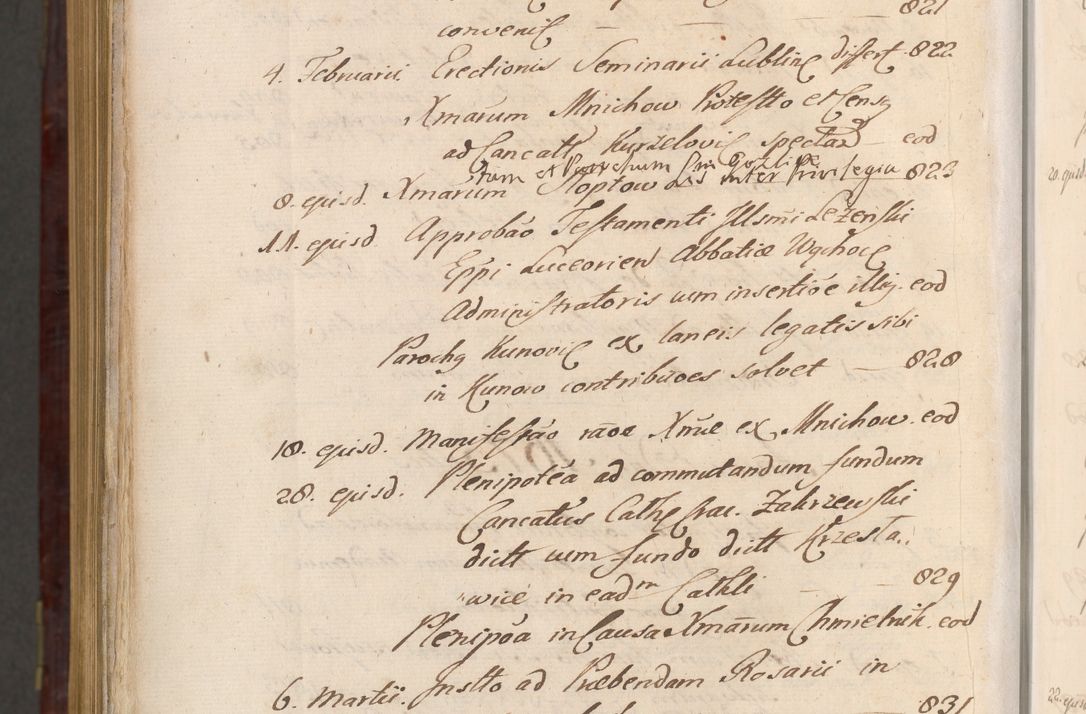 Zdjęcie nr 1713 dla obiektu archiwalnego: Acta actorum episcopalium R. D. Andreae Trzebicki ab anno 1670 ad annum 1675 mensem Martinum acticatorum Volumen V