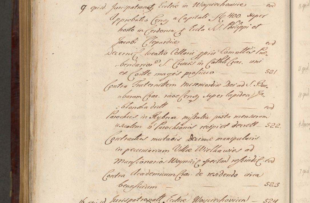 Zdjęcie nr 1699 dla obiektu archiwalnego: Acta actorum episcopalium R. D. Andreae Trzebicki ab anno 1670 ad annum 1675 mensem Martinum acticatorum Volumen V