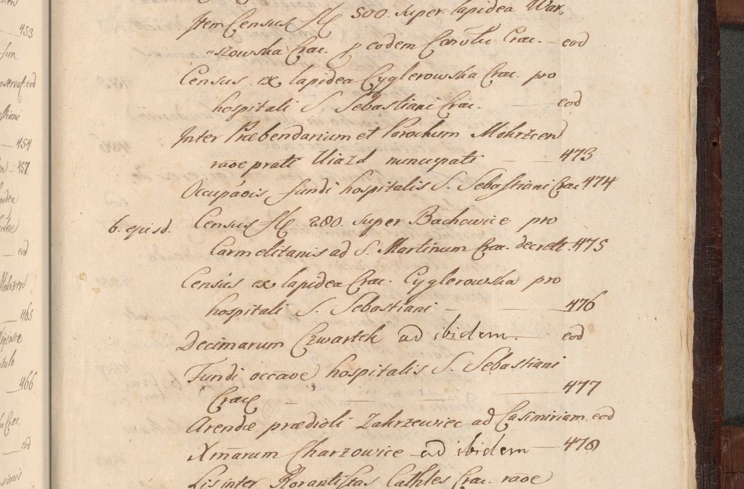 Zdjęcie nr 1696 dla obiektu archiwalnego: Acta actorum episcopalium R. D. Andreae Trzebicki ab anno 1670 ad annum 1675 mensem Martinum acticatorum Volumen V