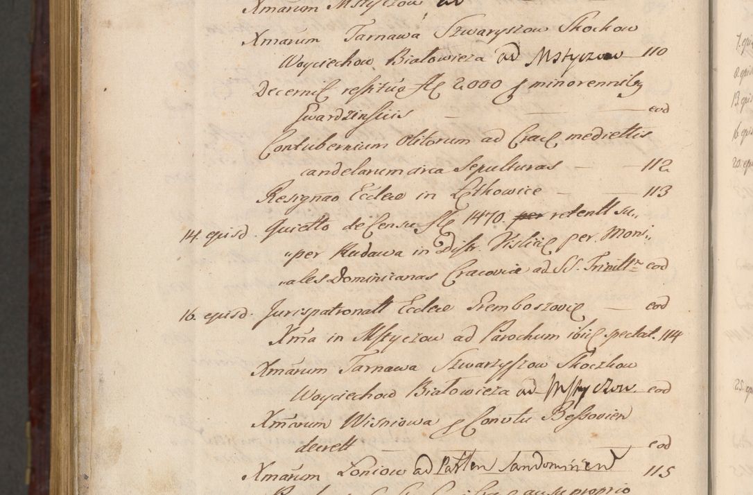 Zdjęcie nr 1677 dla obiektu archiwalnego: Acta actorum episcopalium R. D. Andreae Trzebicki ab anno 1670 ad annum 1675 mensem Martinum acticatorum Volumen V