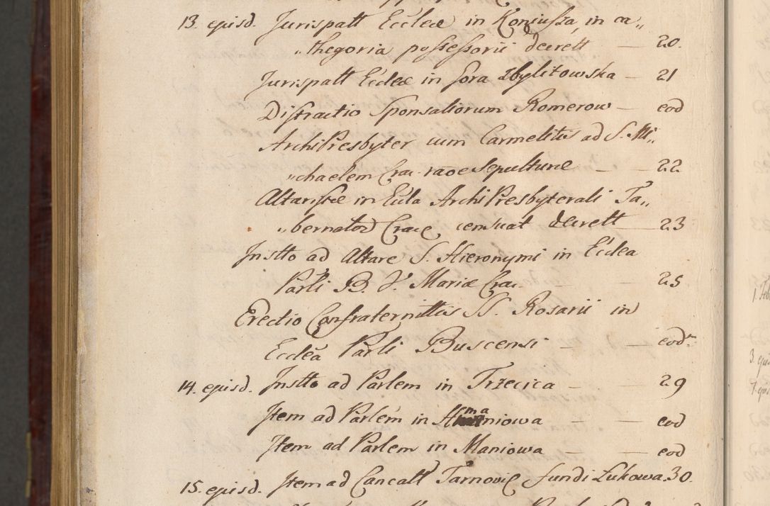 Zdjęcie nr 1671 dla obiektu archiwalnego: Acta actorum episcopalium R. D. Andreae Trzebicki ab anno 1670 ad annum 1675 mensem Martinum acticatorum Volumen V