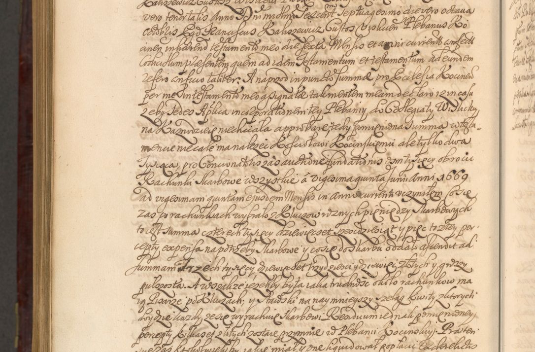 Zdjęcie nr 1663 dla obiektu archiwalnego: Acta actorum episcopalium R. D. Andreae Trzebicki ab anno 1670 ad annum 1675 mensem Martinum acticatorum Volumen V