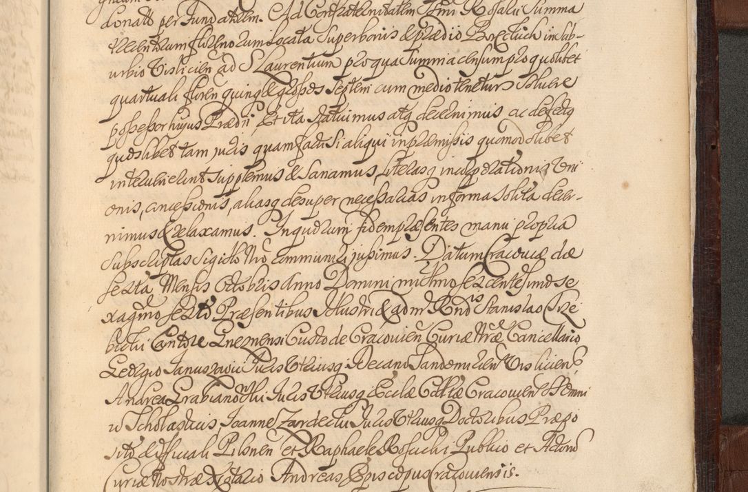 Zdjęcie nr 1666 dla obiektu archiwalnego: Acta actorum episcopalium R. D. Andreae Trzebicki ab anno 1670 ad annum 1675 mensem Martinum acticatorum Volumen V