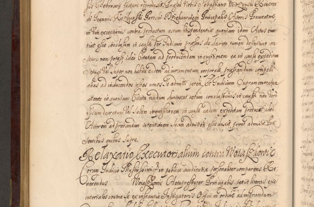 Zdjęcie nr 1645 dla obiektu archiwalnego: Acta actorum episcopalium R. D. Andreae Trzebicki ab anno 1670 ad annum 1675 mensem Martinum acticatorum Volumen V