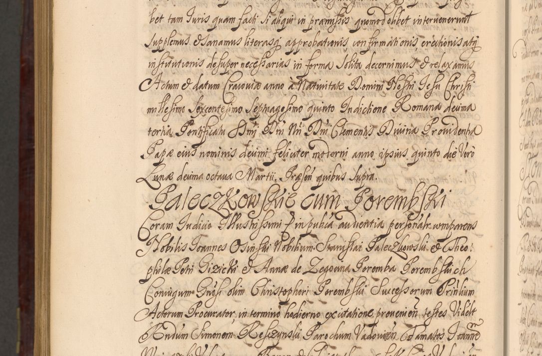 Zdjęcie nr 1643 dla obiektu archiwalnego: Acta actorum episcopalium R. D. Andreae Trzebicki ab anno 1670 ad annum 1675 mensem Martinum acticatorum Volumen V