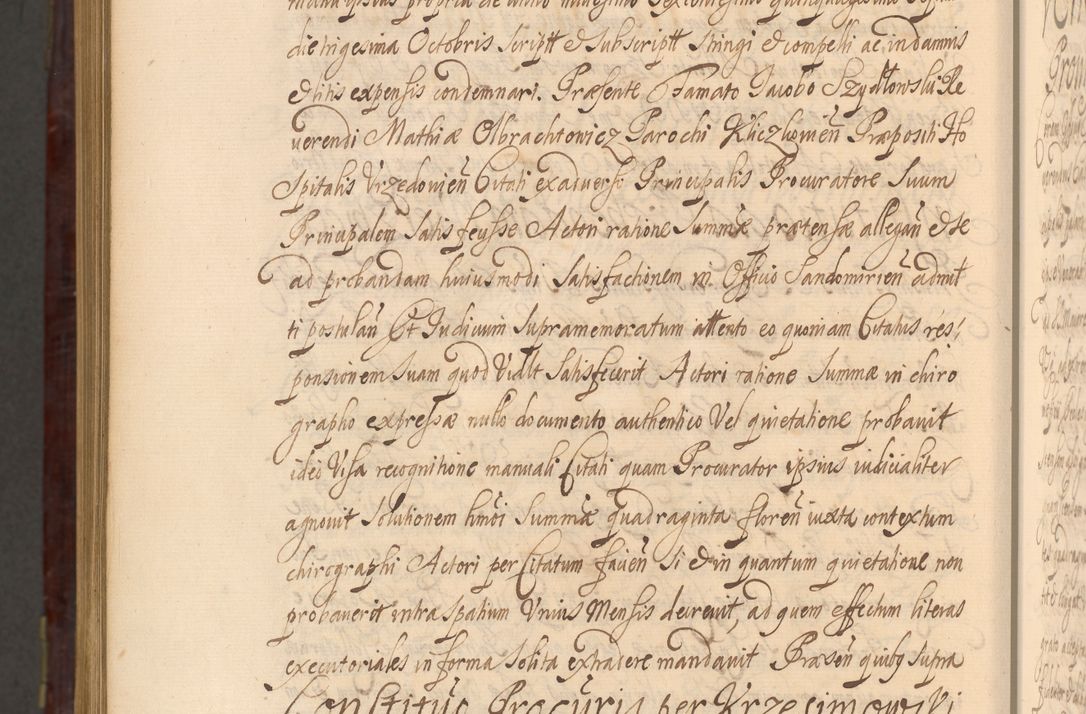 Zdjęcie nr 1621 dla obiektu archiwalnego: Acta actorum episcopalium R. D. Andreae Trzebicki ab anno 1670 ad annum 1675 mensem Martinum acticatorum Volumen V