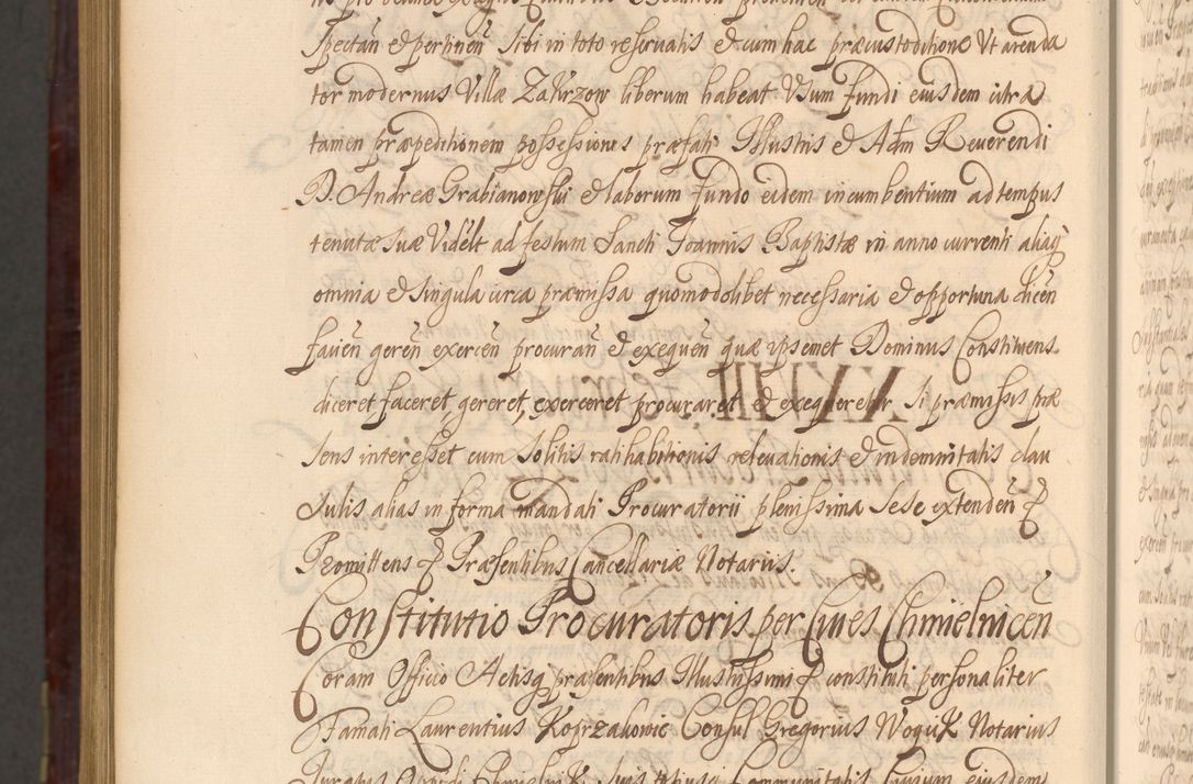 Zdjęcie nr 1617 dla obiektu archiwalnego: Acta actorum episcopalium R. D. Andreae Trzebicki ab anno 1670 ad annum 1675 mensem Martinum acticatorum Volumen V