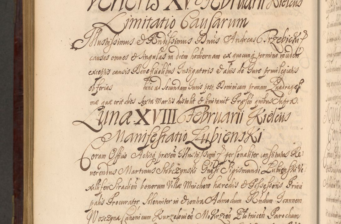Zdjęcie nr 1615 dla obiektu archiwalnego: Acta actorum episcopalium R. D. Andreae Trzebicki ab anno 1670 ad annum 1675 mensem Martinum acticatorum Volumen V