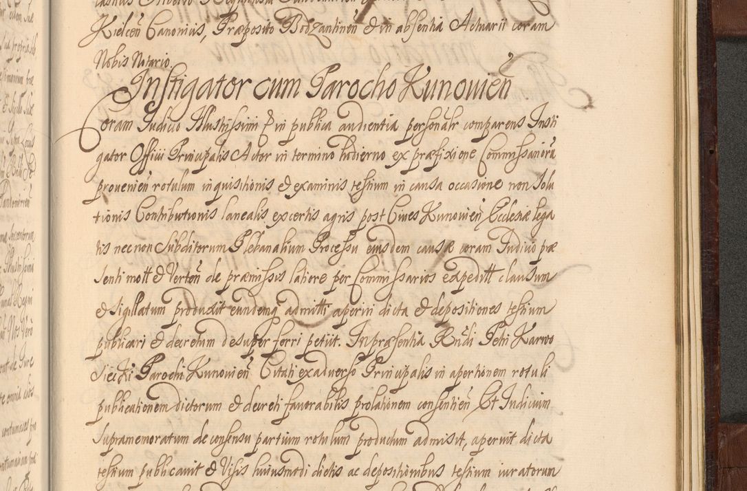 Zdjęcie nr 1614 dla obiektu archiwalnego: Acta actorum episcopalium R. D. Andreae Trzebicki ab anno 1670 ad annum 1675 mensem Martinum acticatorum Volumen V