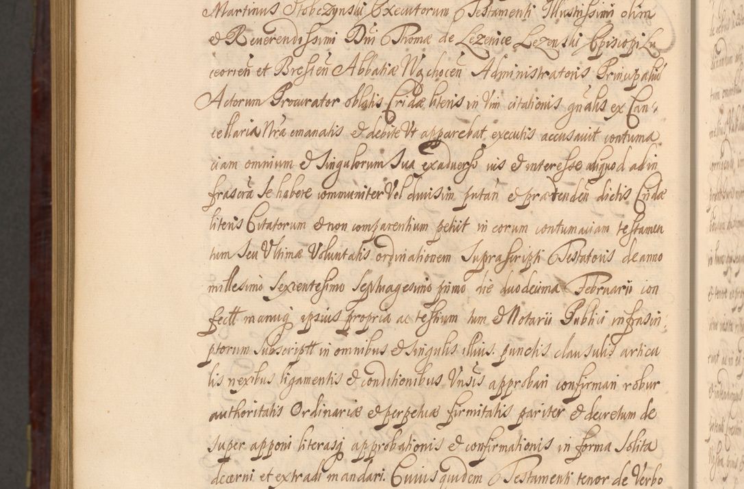 Zdjęcie nr 1605 dla obiektu archiwalnego: Acta actorum episcopalium R. D. Andreae Trzebicki ab anno 1670 ad annum 1675 mensem Martinum acticatorum Volumen V