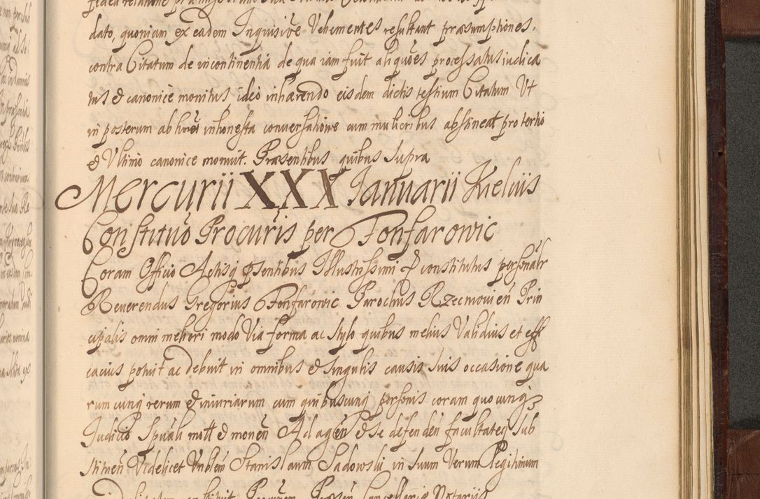 Zdjęcie nr 1602 dla obiektu archiwalnego: Acta actorum episcopalium R. D. Andreae Trzebicki ab anno 1670 ad annum 1675 mensem Martinum acticatorum Volumen V