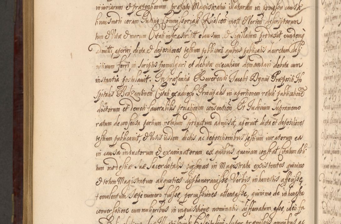 Zdjęcie nr 1595 dla obiektu archiwalnego: Acta actorum episcopalium R. D. Andreae Trzebicki ab anno 1670 ad annum 1675 mensem Martinum acticatorum Volumen V