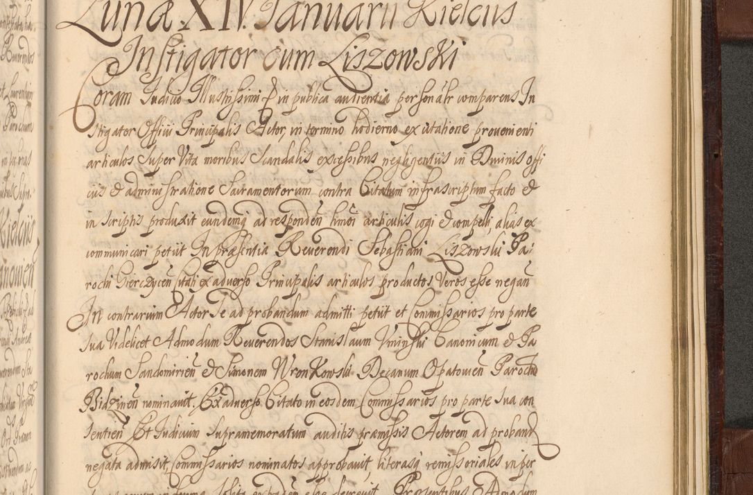 Zdjęcie nr 1594 dla obiektu archiwalnego: Acta actorum episcopalium R. D. Andreae Trzebicki ab anno 1670 ad annum 1675 mensem Martinum acticatorum Volumen V