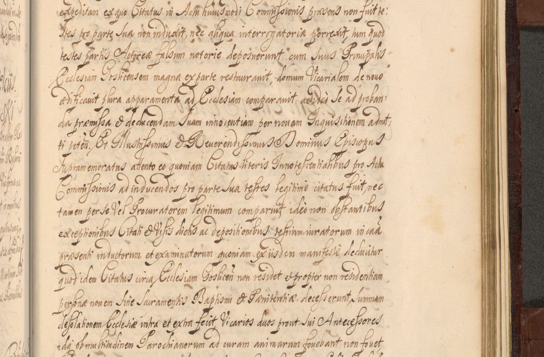 Zdjęcie nr 1582 dla obiektu archiwalnego: Acta actorum episcopalium R. D. Andreae Trzebicki ab anno 1670 ad annum 1675 mensem Martinum acticatorum Volumen V