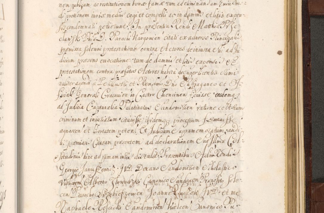 Zdjęcie nr 1572 dla obiektu archiwalnego: Acta actorum episcopalium R. D. Andreae Trzebicki ab anno 1670 ad annum 1675 mensem Martinum acticatorum Volumen V