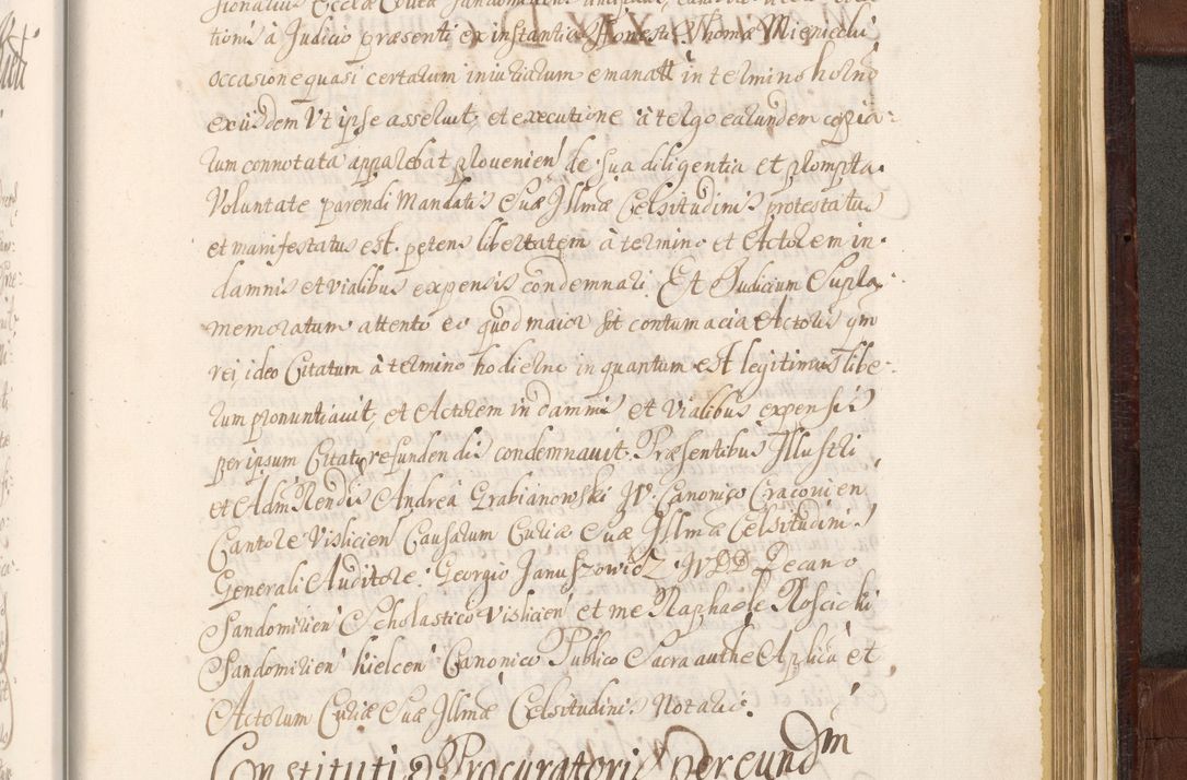 Zdjęcie nr 1576 dla obiektu archiwalnego: Acta actorum episcopalium R. D. Andreae Trzebicki ab anno 1670 ad annum 1675 mensem Martinum acticatorum Volumen V