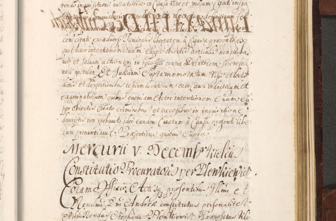 Zdjęcie nr 1574 dla obiektu archiwalnego: Acta actorum episcopalium R. D. Andreae Trzebicki ab anno 1670 ad annum 1675 mensem Martinum acticatorum Volumen V