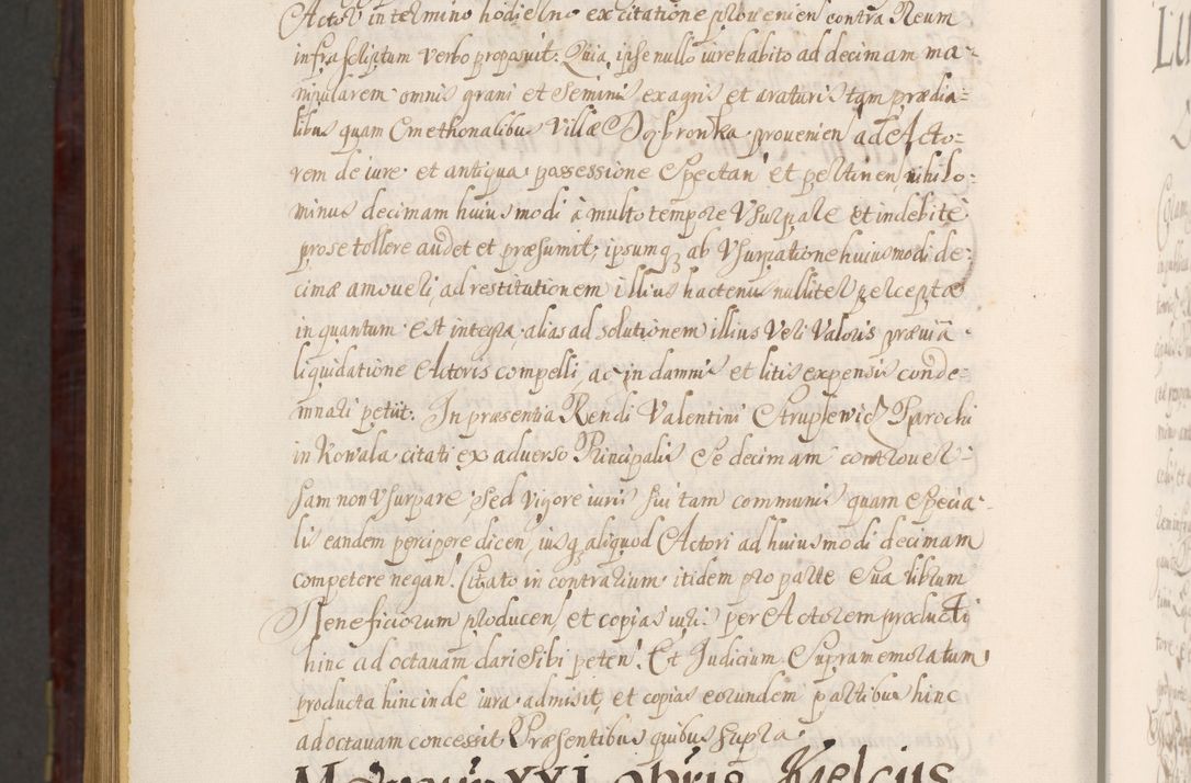 Zdjęcie nr 1569 dla obiektu archiwalnego: Acta actorum episcopalium R. D. Andreae Trzebicki ab anno 1670 ad annum 1675 mensem Martinum acticatorum Volumen V