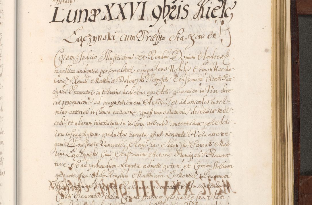 Zdjęcie nr 1570 dla obiektu archiwalnego: Acta actorum episcopalium R. D. Andreae Trzebicki ab anno 1670 ad annum 1675 mensem Martinum acticatorum Volumen V