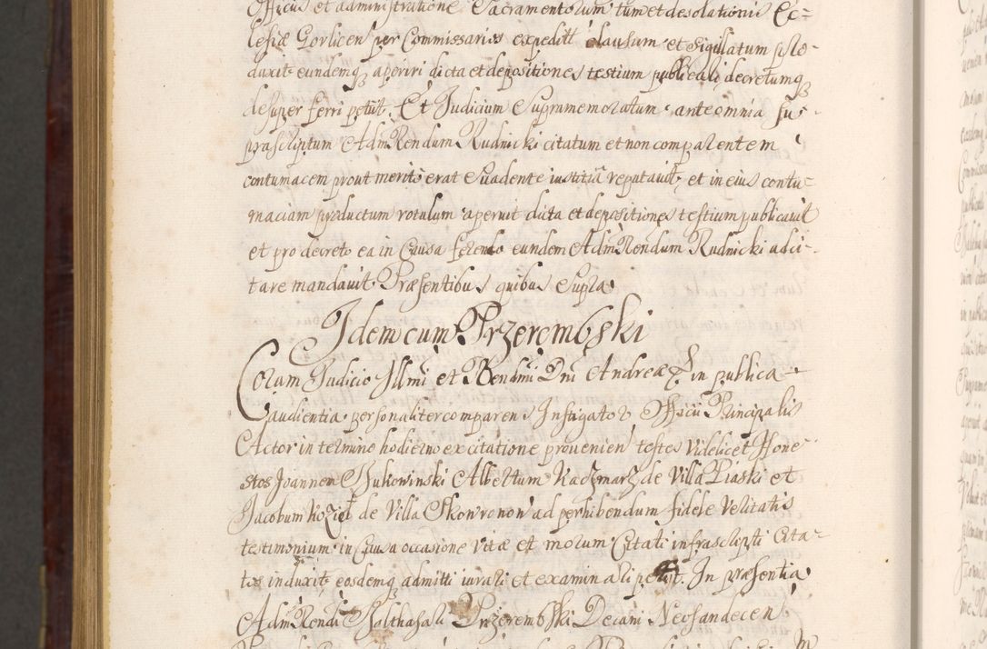 Zdjęcie nr 1565 dla obiektu archiwalnego: Acta actorum episcopalium R. D. Andreae Trzebicki ab anno 1670 ad annum 1675 mensem Martinum acticatorum Volumen V