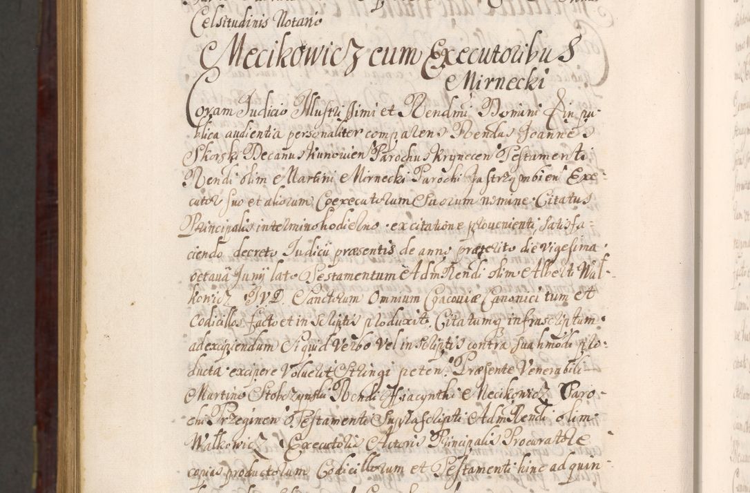 Zdjęcie nr 1563 dla obiektu archiwalnego: Acta actorum episcopalium R. D. Andreae Trzebicki ab anno 1670 ad annum 1675 mensem Martinum acticatorum Volumen V