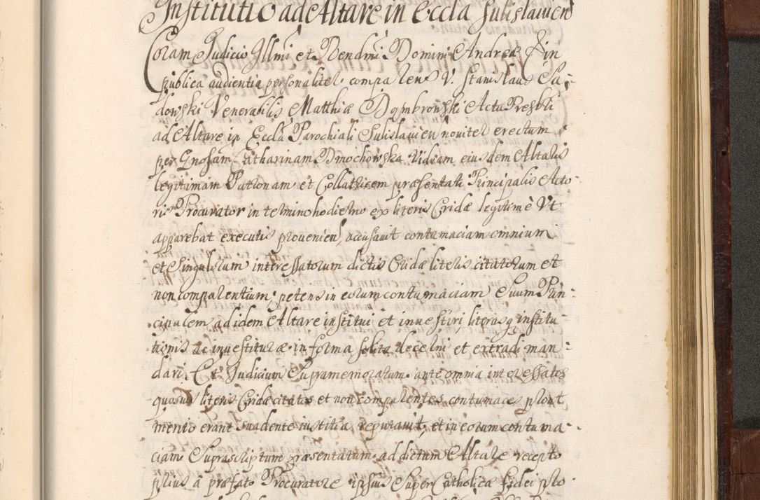 Zdjęcie nr 1562 dla obiektu archiwalnego: Acta actorum episcopalium R. D. Andreae Trzebicki ab anno 1670 ad annum 1675 mensem Martinum acticatorum Volumen V