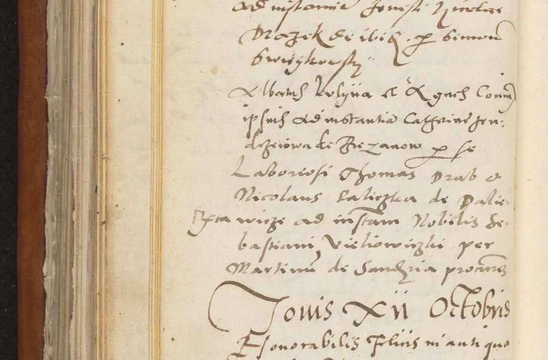 Zdjęcie nr 205 dla obiektu archiwalnego: Acta constitucionum coram reverendo patre domino Paulo Crassowski Warschoviensi et Omnium Sanctorum in Cracovia praeposito et officiali generali Craccoviensi ad annum Domini 1545, a die et mense infrascriptis foeliciter continuantur