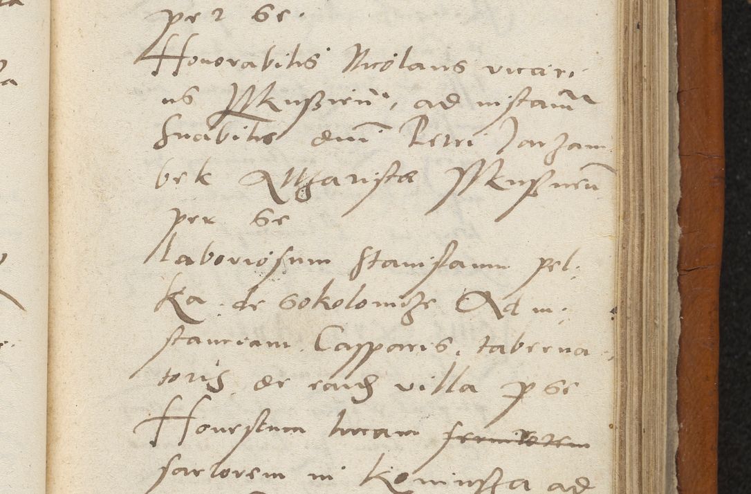 Zdjęcie nr 3 dla obiektu archiwalnego: Acta constitucionum coram reverendo patre domino Paulo Crassowski Warschoviensi et Omnium Sanctorum in Cracovia praeposito et officiali generali Craccoviensi ad annum Domini 1545, a die et mense infrascriptis foeliciter continuantur