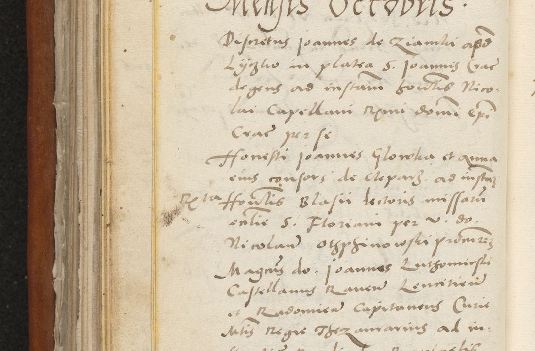Zdjęcie nr 201 dla obiektu archiwalnego: Acta constitucionum coram reverendo patre domino Paulo Crassowski Warschoviensi et Omnium Sanctorum in Cracovia praeposito et officiali generali Craccoviensi ad annum Domini 1545, a die et mense infrascriptis foeliciter continuantur