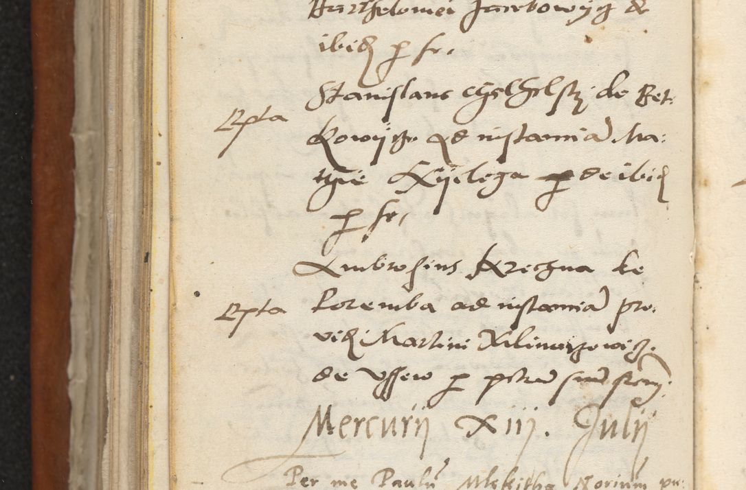 Zdjęcie nr 189 dla obiektu archiwalnego: Acta constitucionum coram reverendo patre domino Paulo Crassowski Warschoviensi et Omnium Sanctorum in Cracovia praeposito et officiali generali Craccoviensi ad annum Domini 1545, a die et mense infrascriptis foeliciter continuantur