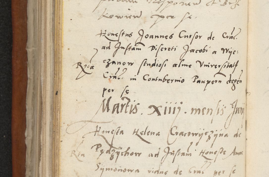 Zdjęcie nr 181 dla obiektu archiwalnego: Acta constitucionum coram reverendo patre domino Paulo Crassowski Warschoviensi et Omnium Sanctorum in Cracovia praeposito et officiali generali Craccoviensi ad annum Domini 1545, a die et mense infrascriptis foeliciter continuantur