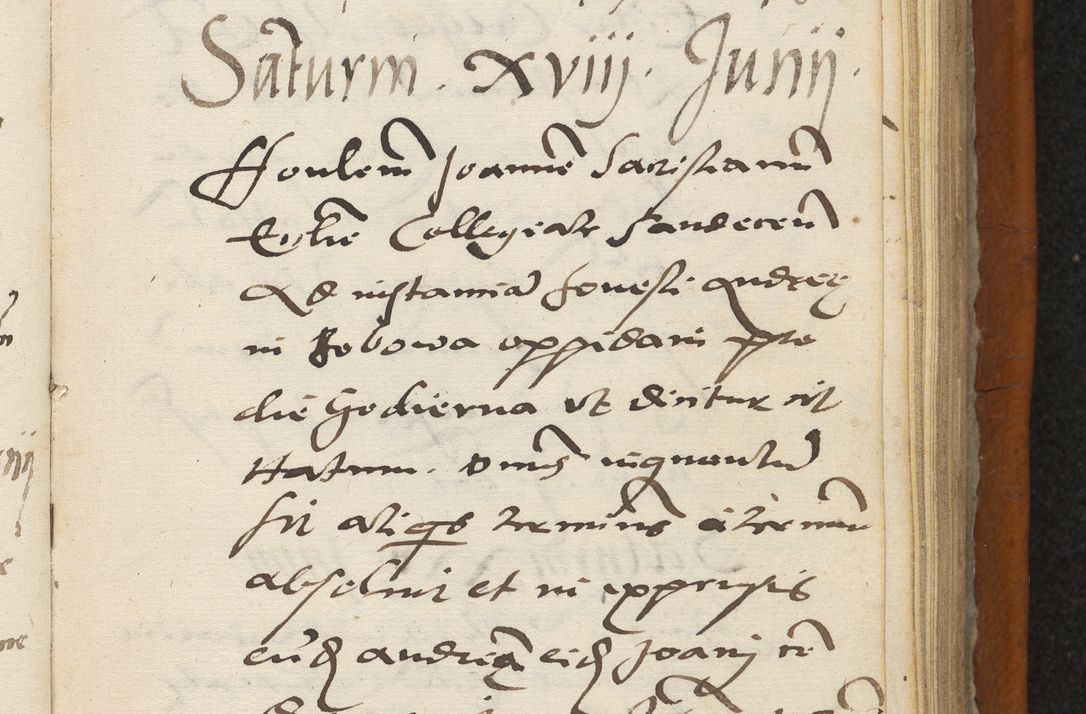 Zdjęcie nr 182 dla obiektu archiwalnego: Acta constitucionum coram reverendo patre domino Paulo Crassowski Warschoviensi et Omnium Sanctorum in Cracovia praeposito et officiali generali Craccoviensi ad annum Domini 1545, a die et mense infrascriptis foeliciter continuantur